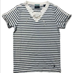 Scotch & Soda Amsterdam couture striped shirt